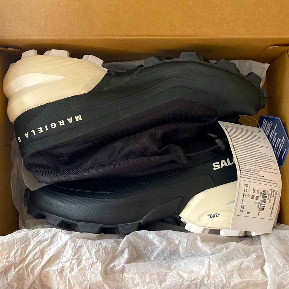 🤍🖤 SALOMON X MAISON MARGIELA MM6 CROSS LOW - RARE WMNS 8 MENS 7 NWT 🖤🤍